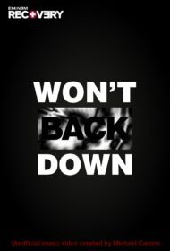 The cover image for Eminem: “Won’t Back Down” Music Video